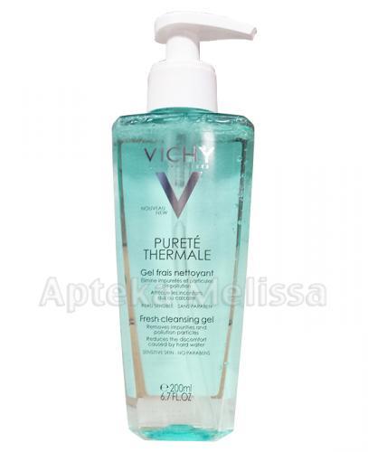  Vichy Pureté Thermale Odświeżający żel do mycia twarzy, 200 ml, cena, opinie, skład - Apteka internetowa Melissa  