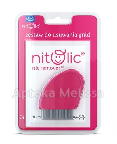 PIPI NITOLIC Zestaw do usuwania gnid - 20 ml + grzebień - Apteka internetowa Melissa