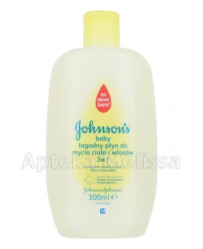 JOHNSON`S BABY Łagodny płyn do mycia ciała i włosów 3w1 - 300 ml (JOHNSONS) - Apteka internetowa Melissa