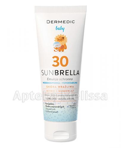 DERMEDIC SUNBRELLA BABY SPF30 Emulsja ochronna skóra wrażliwa - 100 g - Apteka internetowa Melissa