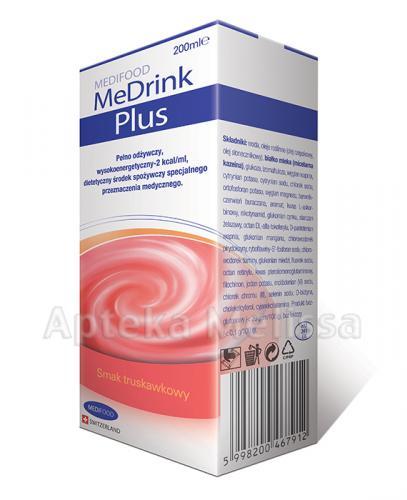 MEDRINK PLUS Smak truskawkowy - 200 ml - Apteka internetowa Melissa