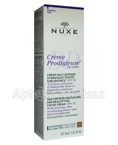 NUXE CREME PRODIGIEUSE DD SPF30 odcień Dark Shade/Teninte Foncee 30ml karnacja ciemna - Apteka internetowa Melissa