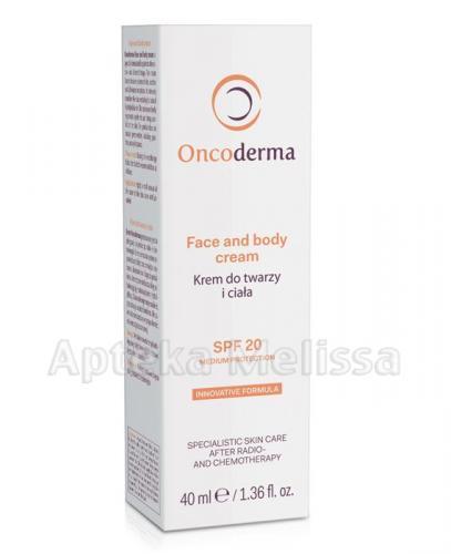 ONCODERMA Krem do twarzy i ciała SPF20 - 40 ml - Apteka internetowa Melissa