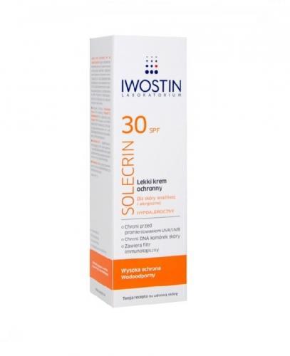 IWOSTIN SOLECRIN Lekki krem ochronny SPF30 - 50 ml - Apteka internetowa Melissa