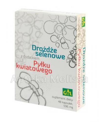 GAL DROŻDŻE SELENOWE Z dodatkiem pyłku kwiatowego - 48 kaps. - Apteka internetowa Melissa