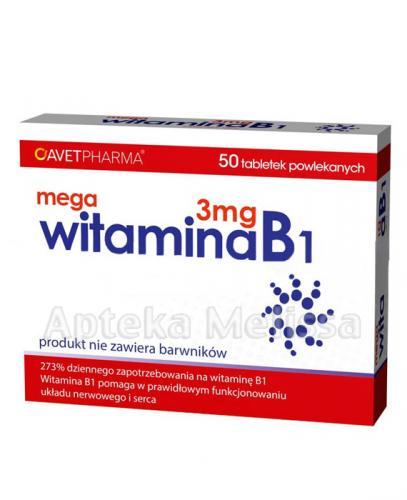  MEGA WITAMINA B1 3 mg - 50 tabl. - Apteka internetowa Melissa  