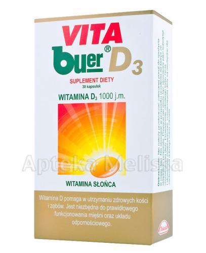 VITA BUER D3 1000 j.m. - 30 kaps. - Apteka internetowa Melissa