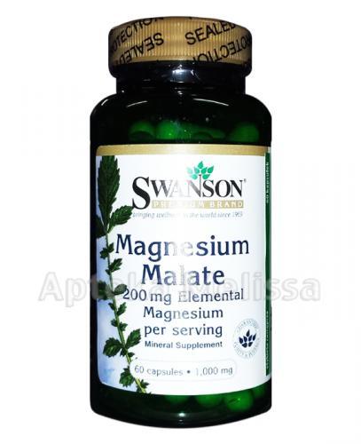 SWANSON Jabłczan (malat) magnezu 200 mg - 60 kaps - Apteka internetowa Melissa