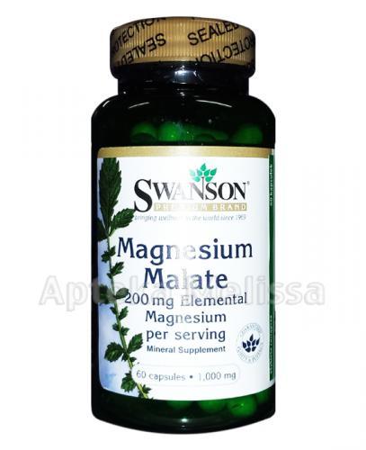  SWANSON Jabłczan (malat) magnezu 200 mg - 60 kaps - Apteka internetowa Melissa  