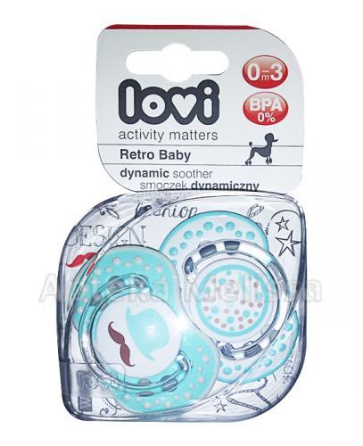LOVI Smoczek dynamiczny retro baby 0-3 m-cy 22/803 - 2 szt. - Apteka internetowa Melissa
