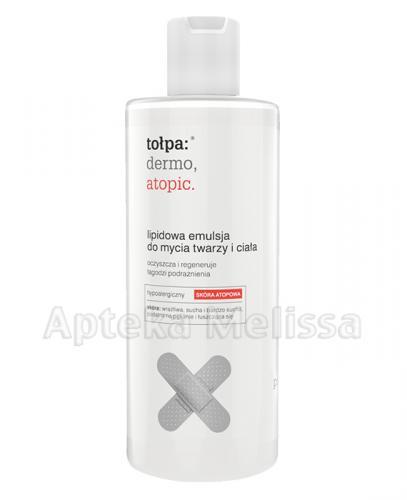TOŁPA DERMO Lipidowa emulsja do mycia twarzy i ciała - 200 ml - Apteka internetowa Melissa
