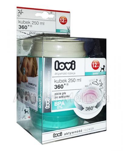 LOVI 360° Kubek junior retro 12m+ zielony - 250 ml 1/590 - Apteka internetowa Melissa