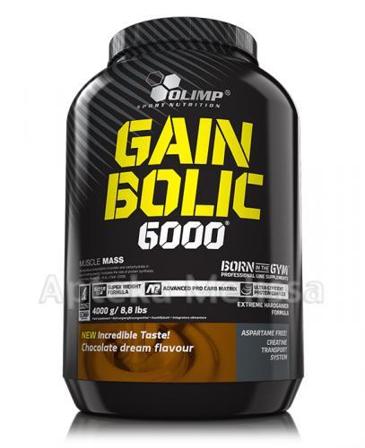 OLIMP GAIN BOLIC 6000 O smaku czekoladowym - 4000 g - Apteka internetowa Melissa