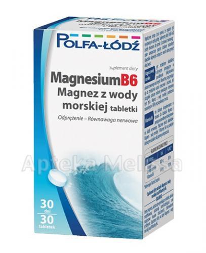 MAGNESIUM B6 Magnez z wody morskiej - 30 tabl. - Apteka internetowa Melissa