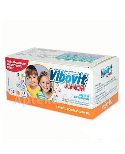 VIBOVIT JUNIOR Pomarańczowy - 45 sasz. - Apteka internetowa Melissa