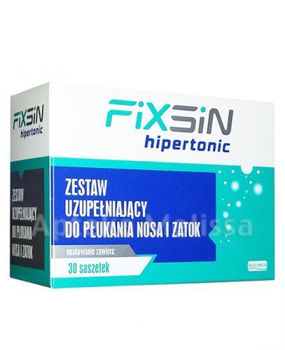 FIXSIN HIPERTONIC Zestaw uzupełniający do płukania nosa i zatok - 30 sasz. - Apteka internetowa Melissa