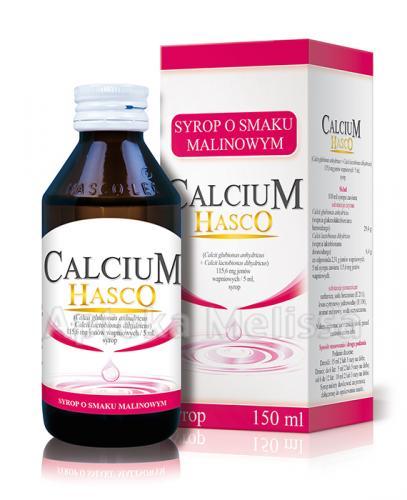 HASCO CALCIUM Syrop o smaku malinowym - 150 ml - Apteka internetowa Melissa