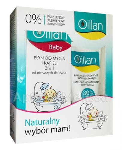 OILLAN BABY Płyn do mycia i kąpieli 2w1 - 400 ml + Balsam intensywnie natłuszczający - 200 ml - Apteka internetowa Melissa