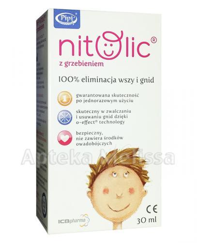 PIPI NITOLIC Spray przeciw wszawicy - 30 ml + Grzebień - 1 szt. - Apteka internetowa Melissa