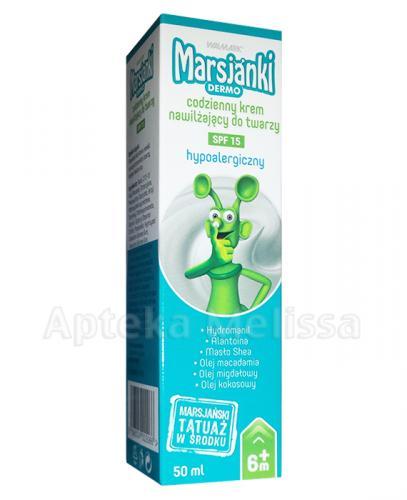 MARSJANKI DERMO Codzienny krem nawilżający do twarzy SPF15 - 50 ml - Apteka internetowa Melissa
