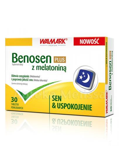  WALMARK BENOSEN PLUS Z MELATONINĄ - 30 tabl. - Apteka internetowa Melissa  