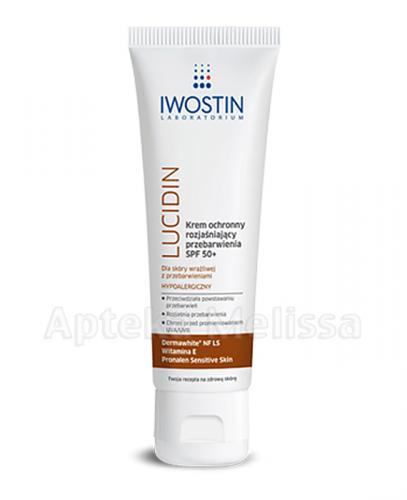 IWOSTIN LUCIDIN Krem ochronny rozjaśniający przebarwienia SPF50+ - 40 ml - Apteka internetowa Melissa