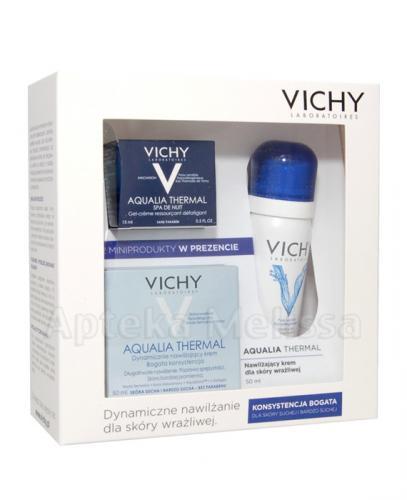 VICHY AQUALIA THERMAL Krem bogata konsystencja - 50 ml + AQUALIA THERMAL SPA Żel-krem na noc - 15 ml - Apteka internetowa Melissa