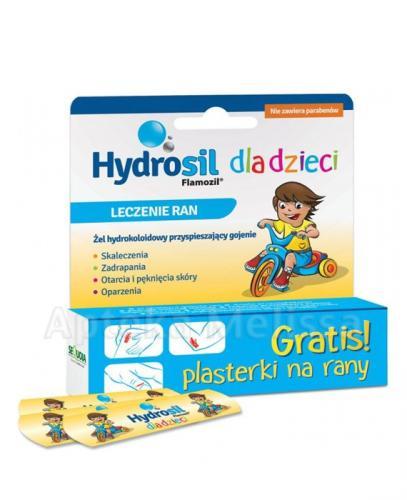 HYDROSIL DLA DZIECI Żel do leczenia ran - 20 g + Plasterki GRATIS! - Apteka internetowa Melissa
