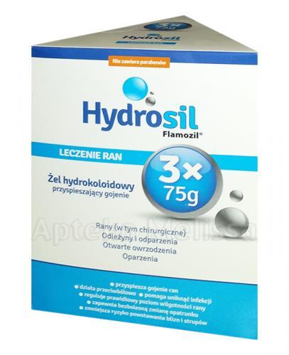HYDROSIL Żel do leczenia ran - 3 x 75 g - Apteka internetowa Melissa