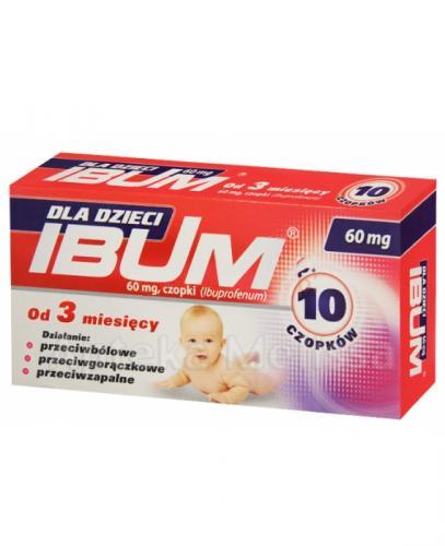  IBUM Czopki dla dzieci 60 mg - 10 szt. - Apteka internetowa Melissa  