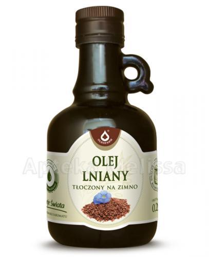 Olej lniany - 500 ml Data ważności: 2018.06.30 - Apteka internetowa Melissa