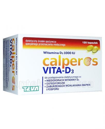 CALPEROS VITA-D3 1000 I.U. - 120 kaps. - Apteka internetowa Melissa