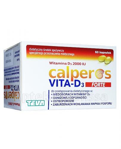 CALPEROS VITA-D3 FORTE 2000 I.U. - 60 kaps. - Apteka internetowa Melissa