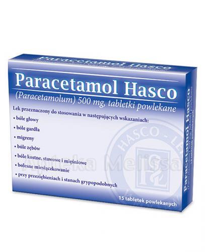  HASCO PARACETAMOL 500 mg - 15 tabl. - Apteka internetowa Melissa  