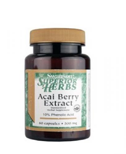 Swanson Acai extract 500 mg - Apteka internetowa Melissa