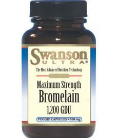 SWANSON Bromelina maksymalna moc 1200 GDU - 60 kaps. - Apteka internetowa Melissa