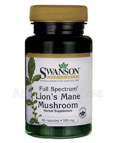 SWANSON Full Spectrum Lion's Mane Muschroom - 60 kaps.
