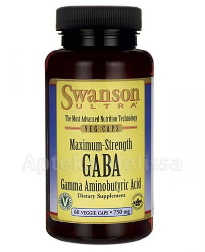  SWANSON GABA Forte 750 mg - 60 kaps. - Apteka internetowa Melissa  