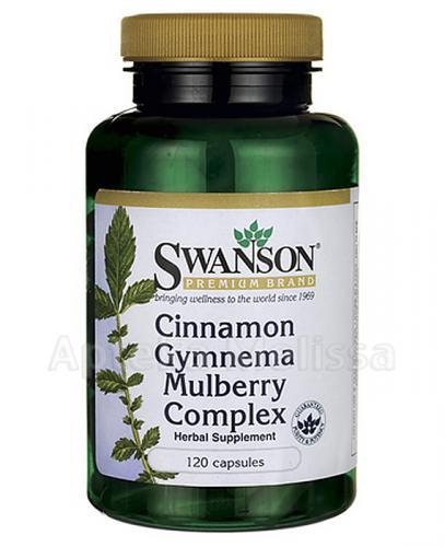 SWANSON Cynamon & Gymnema Sylvestre & Morwa Biała - 120 kaps. - Apteka internetowa Melissa