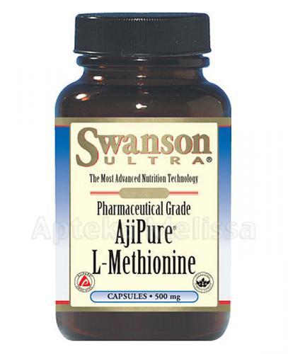  SWANSON AjiPure L-Metionina 500 mg - 60 kaps. - Apteka internetowa Melissa  