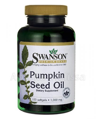  SWANSON Pumpkin Seed Oil 1000 mg - 100 kaps. - Apteka internetowa Melissa  