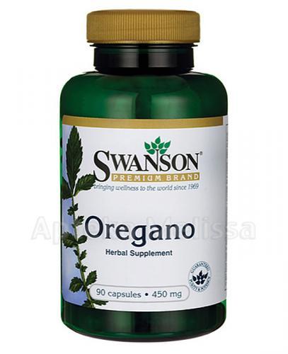 SWANSON Oregano Leaf 450 mg - 90 kaps. - Apteka internetowa Melissa