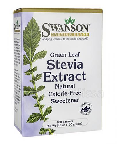 SWANSON Stevia Extract - 100 sasz. - Apteka internetowa Melissa