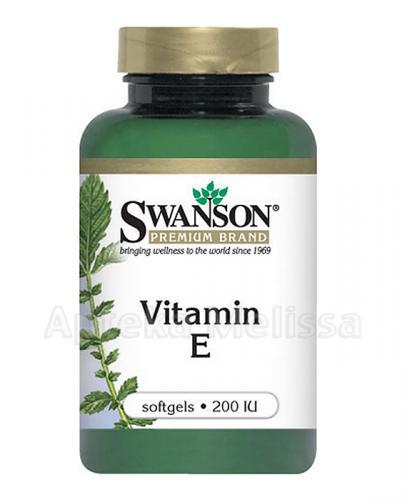 SWANSON Witamina E 200IU - 60 kaps. - Apteka internetowa Melissa