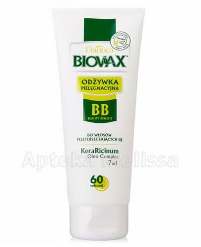BIOVAX DO WŁOSÓW PRZETŁUSZCZAJĄCYCH SIĘ BB Odżywka - 200 ml - Apteka internetowa Melissa