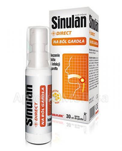 SINULAN DIRECT Spray na ból gardła - 30 ml - Apteka internetowa Melissa