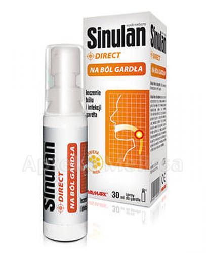  SINULAN DIRECT Spray na ból gardła - 30 ml - Apteka internetowa Melissa  