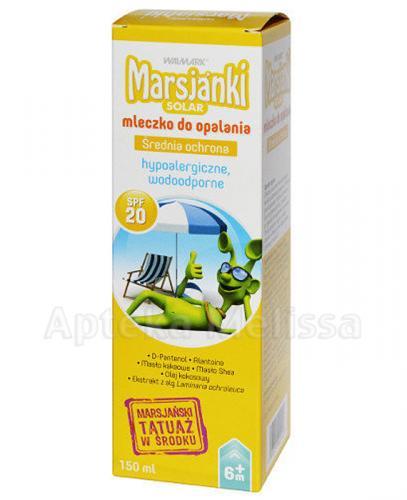 MARSJANKI SOLAR Mleczko do opalania SPF20 - 150 ml - Apteka internetowa Melissa