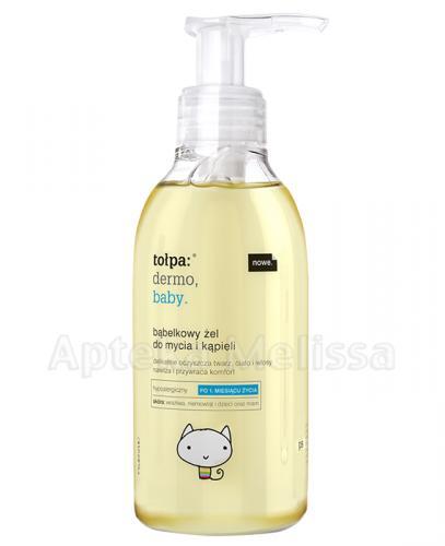 TOŁPA DERMO BABY Bąbelkowy żel do mycia i kąpieli - 195 ml - Apteka internetowa Melissa