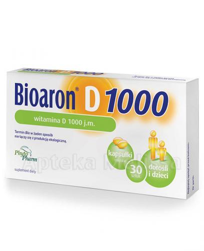BIOARON WITAMINA D 1000 j.m. - 30 kaps. Data ważności: 2017.12.31 - Apteka internetowa Melissa